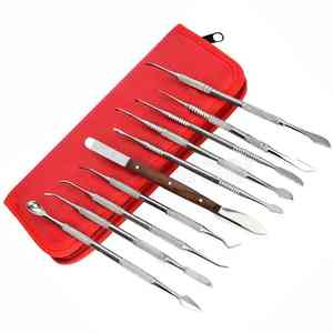 Juego de Instrumentos Dentales de Acero Inoxidable de Grado Clase I, Herramienta Manual de Tallado de Alta Calidad, Doble Cabezal para Cera y Sarro - Product Image 5