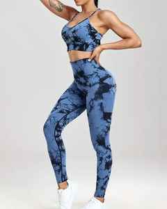 Conjunto de Yoga Personalizado, Leggings de Cintura Alta, Ropa Deportiva al por Mayor, Conjunto de Yoga de 2 Piezas para Gimnasio y Fitness, Conjunto de Ropa Deportiva Sostenible para Mujer - Product Image 5