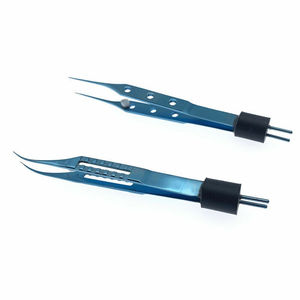 PENTAX SURGICAL Class I Bipolar Forceps Ophthalmic Eye Surgical Instrument Straight/Curved Shaft Manual Power Stainless Steel CE - Product Image 1