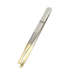 แหนบถอนขนคิ้วแบบเฉียงสำหรับขายส่ง พร้อมด้ามจับที่สะดวกสบาย - Product Image 5