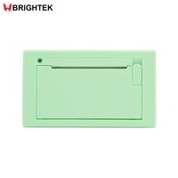 Impresora Térmica de Recibos Brightek WH-E34 Mini de 2 Pulgadas con Interfaz RS232/TTL/Paralela/USB, Papel de 58 mm, Compatible con Códigos de Barras 1D/2D