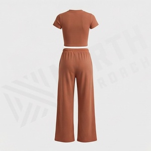 Conjunto de Yoga para Mujer, Shorts de Cintura Alta Personalizados de Última Moda y Alta Calidad, Ropa Deportiva para Gimnasio, Ejercicio y Fitness - Product Image 2