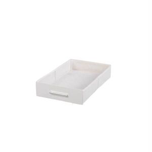 Scrivania per Computer in Truciolato Bianco Effetto Legno con Cassetti in Tessuto Non Tessuto, Scaffale Multistrato 140x50x86cm e 2 Prese USB - Product Image 6