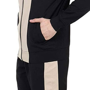 Survêtement Homme Color Block avec Fermeture Éclair Intégrale, Col Montant, Décontracté, Poches Latérales, en Polyester et Coton, 2026 - Product Image 4