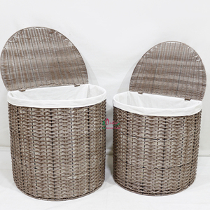 Artex Dong Thap Factory Handmade Seagrass <b>Storage</b> Box for <b>Home</b> Decoration and Natural Craft <b>Organization</b> - Product Image 1