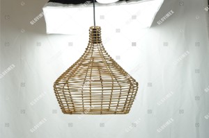Lámpara Colgante de Bambú y Ratán, Tejida a Mano, Favorita de los Clientes, para Decoración de Interiores de Hoteles y Resorts - Product Image 2