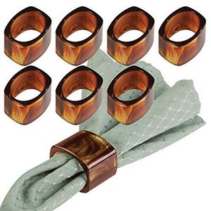 Juego de servilleteros contemporáneos de resina para mesas de restaurante elegantes y decoraciones de bodas. - Product Image 1