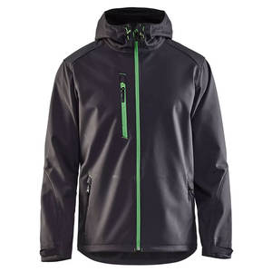 Vestes Softshell Décontractées pour Hommes, Taille Personnalisée, en Tissu Toile, Style Zippé, Nouveauté, Meilleures Ventes, Teintes Unies, Col Montant, pour la Course - Product Image 1