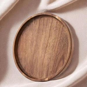 Plats de service en bois écologiques, plateaux pour desserts, charcuterie, apéritifs, biscuits, présentation de nourriture pour les fêtes - Product Image 1