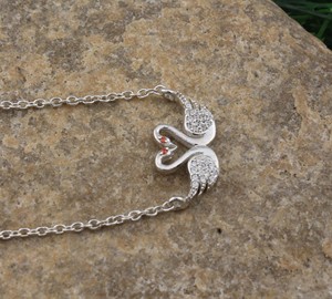 Collar con dijes personalizados de ojo de tigre con engaste de bisel, de Plata de ley 925 bañada en platino, estilo vintage, joyería de piedra de nacimiento para aniversario - Product Image 4