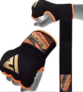 OEM Custom Logo for Cotton Gel-Padded Hand Wrap <b>Gloves</b> with Wrist Support for Boxing MMA & Muay Thai - Product Image 5