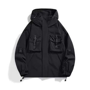Chaqueta Casual Personalizada al por Mayor para Hombre y Mujer, Nueva Colección de Otoño, para Montaña y Aire Libre, Resistente al Viento, Transpirable, con Cierre de Cremallera - Product Image 1