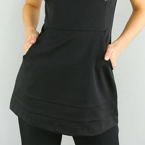 Uniformes de Belleza para Mujeres, Vestido de Masaje para Salón de Belleza y Spa, Túnica con Cierre Trasero, Traje Uniforme Tejido para Spa y Salón de Belleza - Product Image 5