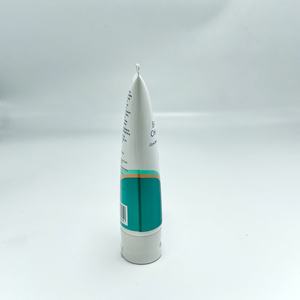 Tube en plastique PE blanc brillant OEM avec bouchon à clapet blanc et impression offset, design et logo personnalisables - Product Image 2