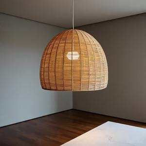 Lámpara Colgante de Ratán de Diseño Moderno, Color Personalizado, Iluminación Decorativa de la Más Alta Calidad, Forma Personalizada, Decoración para el Hogar - Product Image 1