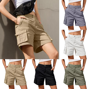 Shorts cargo de qualité supérieure pour femmes, design décontracté en coton à séchage rapide, à bas prix, shorts cargo pour femmes adultes - Product Image 4