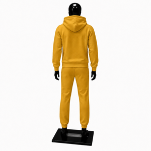 Ensemble de survêtement pour homme avec sweat à capuche imprimé doré, sweat-shirt à imprimé personnalisé, pantalon de jogging, streetwear décontracté, vêtements de sport, vente en gros - Product Image 2