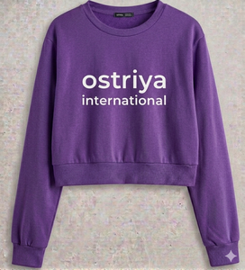 2026 Women Streetwear Turtleneck Lightweight 100% Cotton Solid Embroidered Sweatshirt Oversized Winter All Seasons - Product Image 3