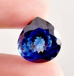 Zafiro natural de Ceilán azul real, corte corazón, certificado por GIA, piedra suelta para la fabricación de anillos y joyería, piedra fina. - Product Image 6