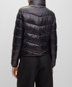 Chaqueta Acolchada de Invierno y Otoño, Gruesa, Cálida, Cortavientos, con Cierre, Bolsillos, Cuello Alto, Manga Larga, Transpirable - Product Image 4