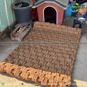 Coir roll handmade outdoor garden matting road paving <b>slip</b> prevention for landscape decoration natural coconut fiber matting - Product Image 4