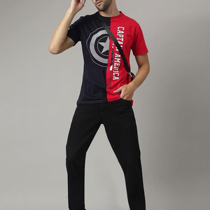 Camiseta con Logotipo Personalizado, Impresa en Serigrafía, Algodón Suave, Estilo Urbano, Transpirable, 220g, Moda Masculina Casual, Venta al Por Mayor - Product Image 1