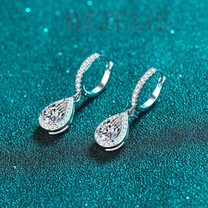 Pendientes de Diamantes Cultivados en Laboratorio, Color D E F, Corte Excelente, VVS VS, Joyería Fina, Regalo de Novia, Accesorio de Lujo - Product Image 5