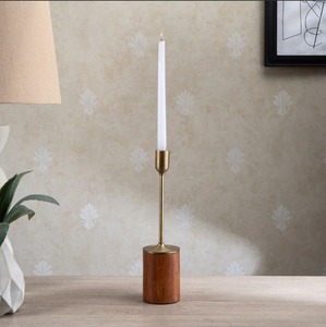 Pot à bougie cylindrique en pierre, motif marbre naturel, résistant à la chaleur, décoration d'intérieur - Product Image 5