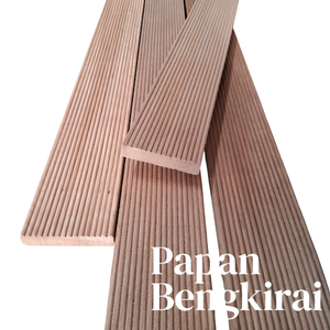 Bengkirai Modern Wood Planks with Click Installation for Pool & Exterior <b>Decking</b> Eco-Friendly Waterproof Anti-Slip - Product Image 1