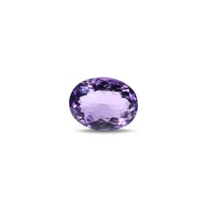 Loose Amethyst Gemstone 6.25 Carat Oval Cut for Fine Jewelry - Product Image 1