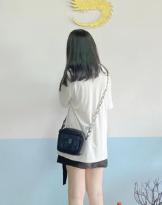 Tali pelangi mangkuk air kulit mendaki 5m kalung pvc harness anjing lembut dan kristal rami disesuaikan sabuk kucing untuk anjing - Product Image 5