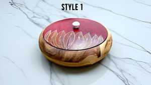 Wooden Chapati <b>Storage</b> Hotpot <b>Box</b> Insulated Roti Serving Container Kitchenware Handmade Rustic Style Food Warmer Organizer - Product Image 2