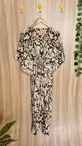 Nouvelle Robe Kaftan Élégante en Soie Kasturi Longue et Fluide, Écologique, avec Plumes Lavées, Grande Taille, Cache-Maillot de Plage pour Femme, Tenue de Resort, Idée Cadeau - Product Image 6