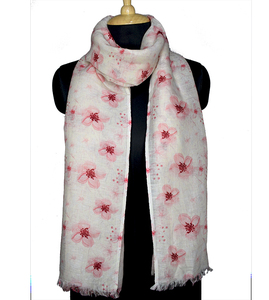 Women's Fashion Cotton Linen Stole Customizable Traditional <b>Scarf</b> for Summer and Spring Collection - Product Image 2