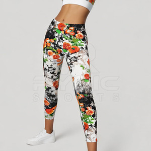 Leggings de sublimation nouvelle génération pour femmes, doux, respirants, extensibles, pour le sport et le yoga, fabriqués dans les meilleurs matériaux - Product Image 2