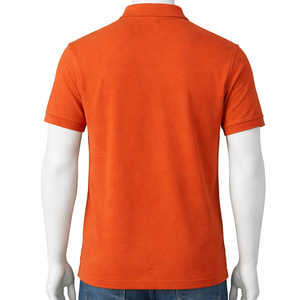 เสื้อโปโลชายคุณภาพสูง ผ้าฝ้าย 100% สีพื้น สวมใส่สบาย ระบายอากาศได้ดี น้ำหนักเบา เหมาะสำหรับฤดูร้อน แบบติดกระดุมที่คอ - Product Image 5