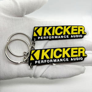 Porte-clés en caoutchouc Kicker Performance Audio, rectangulaire, flexible, en PVC gaufré 3D, cadeau - Product Image 6