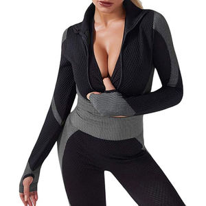 2026 Custom Front Mid Waist Yoga Leggings Sports Bra Set Solid Plus Size Compression Gym <b>Tight</b> Pants Waterproof Washed Bamboo - Product Image 5