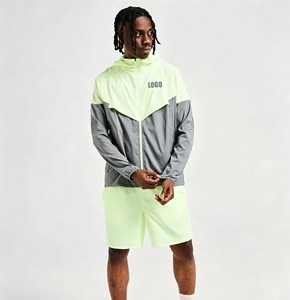 Veste d'entraînement pour homme, respirante, avec empiècements en mesh, vêtement de sport, fermeture éclair intégrale, veste de sport athlétique à manches longues, pour la course à pied, la remise en forme, la salle de sport - Product Image 3