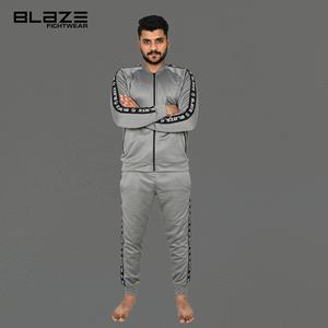 Blaze Fight Wear Survêtement imprimé par sublimation Veste et pantalon personnalisés Survêtement pour l'entraînement et le jogging Hommes Survêtement - Product Image 2