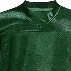 Vente Flash Personnalisée 100% Polyester Maille Séchage Rapide Respirant Anti-humidité Unisexe Col en V Manches Courtes Rugby Américain Grande Taille - Product Image 6