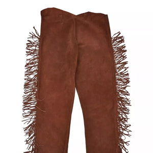 Wholesale High Quality Custom Suede <b>Leather</b> Horse Riding Western <b>Chaps</b> Full Long <b>Chaps</b> High Quality Accessories - Product Image 5