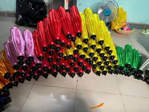 Lanterne en bambou artisanale du Vietnam, satinée, pour fête en plein air, décoration de mariage suspendue, couverture en tissu DIY à peindre - Product Image 6