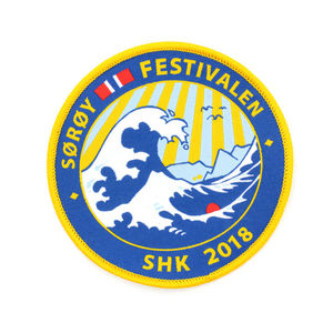 Écussons brodés tissés à coudre, motifs alphabet, fleur, triangle, cercle, cœur, couleur personnalisée, pour sacs en toile et tissu écologique - Product Image 1