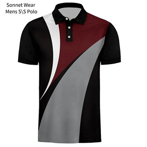 Chemise décontractée pour hommes à manches courtes avec imprimé notes de musique, vêtements polo - Product Image 2