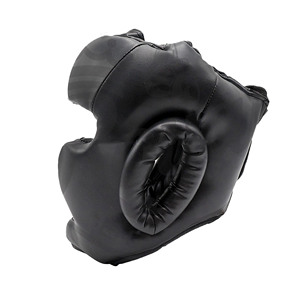 New Arrival High Quality Leather Breathable Customizable Head Guard for Boxing MMA Sport Training Adult Use - Product Image 1