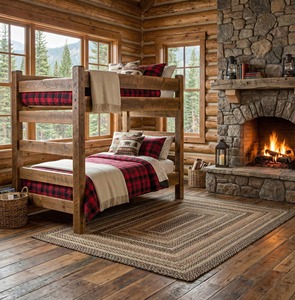 Lit superposé en bois Signature avec structure robuste – Le choix intelligent pour un sommeil confortable à la maison - Product Image 1