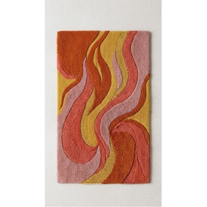 New Designer Hand Tufted Wool <b>Rug</b> Premium Finish Geometric Pattern <b>Thick</b> <b>Pile</b> Modern Style for Luxury Interiors Villas Wholesale - Product Image 1