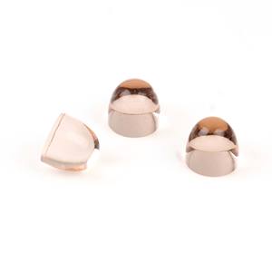 Excelente melocotón Natural morganita cuarzo suave 9x10mm forma de bala piedras preciosas sueltas joyería calibrada cabujón fabricación al por mayor - Product Image 6