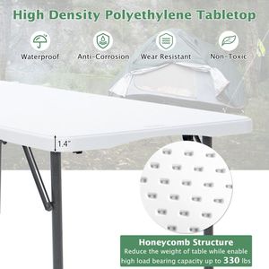 Tavolo da Campeggio Pieghevole Regolabile a 3 Livelli di Altezza - Product Image 4